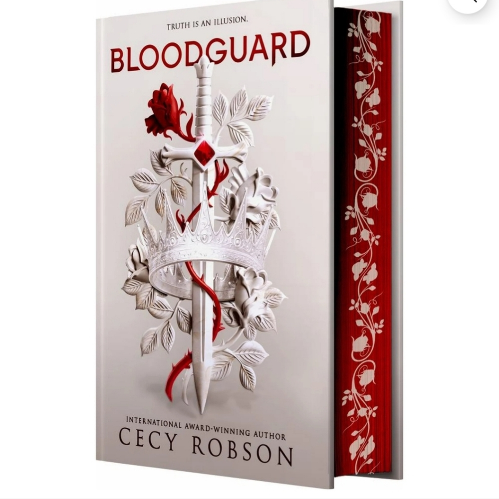 Bloodguard by Cecy Robson - Red and White Hardcover With Special Edges